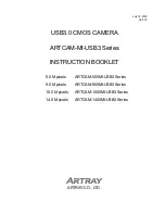 ARTRAY ARTCAM-1000MI-USB3 Series Instruction Booklet предпросмотр