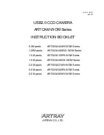 ARTRAY ARTCAM-150P5-WOM Series Instruction Booklet предпросмотр