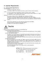 Preview for 15 page of ARTRAY ARTCAM-2020UV-USB3 Instruction Booklet