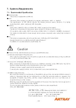 Preview for 10 page of ARTRAY ARTCAM-384P2-THERMO Instruction Booklet