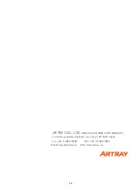 Preview for 14 page of ARTRAY ARTCAM-487UV Instruction Booklet