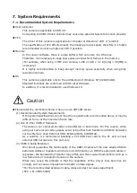 Предварительный просмотр 16 страницы ARTRAY ARTCAM-991SWIR-TEC Instruction Booklet