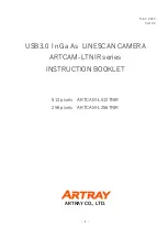 Предварительный просмотр 1 страницы ARTRAY ARTCAM-L256TNIR Instruction Booklet