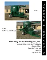 Preview for 1 page of Art's-Way Manufacturing CATTLEMAXX 6105 Operator'S Manual