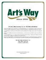 Preview for 84 page of Art's-Way Manufacturing X700 Operator'S Manual & Parts List