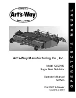 Preview for 1 page of Art's Way 1222AHS Operator'S Manual