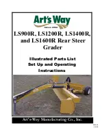 Art's Way LS1200R Illustrated Parts List Set Up And Operating Instructions предпросмотр