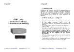 Artsound AMP 1250 User Manual предпросмотр