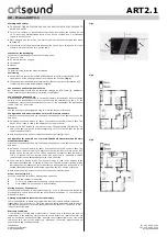 Предварительный просмотр 2 страницы Artsound ART2.1 Manual