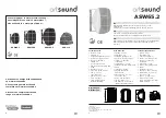 Preview for 2 page of Artsound ASW65.2 Manual