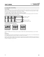 Preview for 14 page of Artsound MAT-8000 Operating Manual