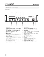 Preview for 5 page of Artsound MX-120T Operating Manual