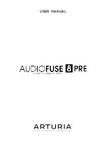 Arturia AudioFuse 8 Pre User Manual preview