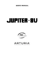 Arturia Jupiter-8V User Manual preview