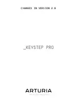 Arturia KEYSTEP PRO Manual предпросмотр