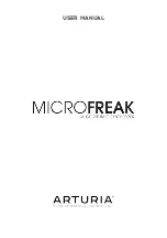 Preview for 1 page of Arturia MICROFREAK User Manual