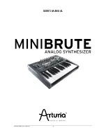 Arturia minibrute User Manual preview