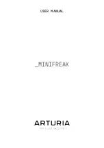 Arturia MiniFreak User Manual preview