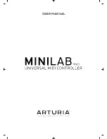 Preview for 1 page of Arturia MiniLab Mk II User Manual