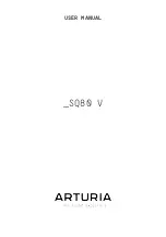 Arturia SQ80 V User Manual preview