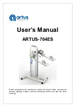 Artus 704ES User Manual предпросмотр