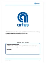 Preview for 22 page of Artus ARTUS-301A User Manual