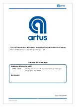 Preview for 27 page of Artus ARTUS-501E User Manual