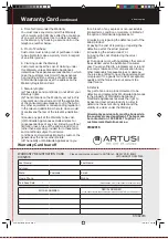 Preview for 25 page of Artusi ADW5002X User Manual