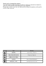 Preview for 3 page of Artusi ADW7003 W Operation Manual