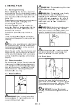 Preview for 10 page of Artusi ADW7003 W Operation Manual