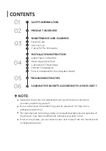 Preview for 4 page of Artusi ADW8TTX Instruction Manual