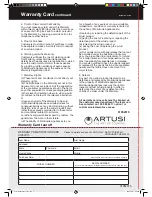 Preview for 27 page of Artusi ADWFI458 Instruction Manual