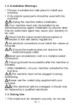 Preview for 7 page of Artusi ADWFI602 Operation Manual