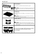 Предварительный просмотр 16 страницы Artusi AFG913X/1 Operation Manual