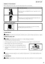 Предварительный просмотр 19 страницы Artusi AFG913X/1 Operation Manual