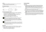 Preview for 6 page of Artusi ARET130W Operation Manual