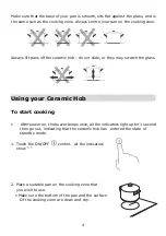 Preview for 4 page of Artusi ECT600C4 Usage And Care Manual