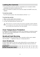 Preview for 6 page of Artusi ECT600C4 Usage And Care Manual