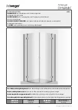 Artweger DYNAMIC 100 Series Assembly Instructions Manual preview