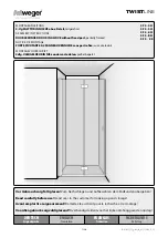 Artweger TWIST LINE 5F5.4H Assembly Instructions Manual preview