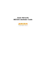 Предварительный просмотр 1 страницы Aruba Networks AirMesh MST200 Installation Manual