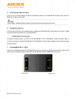 Предварительный просмотр 7 страницы Aruba Networks MSR1200 Installation Manual