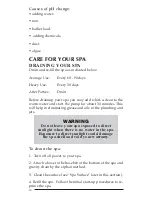 Preview for 26 page of Aruba Spa 2003 Breeze Owner'S Manual