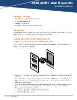 Aruba 205H-MNT1 Installation Manual предпросмотр