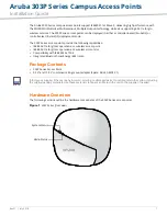 Preview for 1 page of Aruba 303P Series Installation Manual