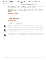 Aruba 518 Series Installation Manual preview