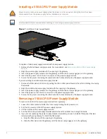 Preview for 2 page of Aruba 550-AC-PSU Installation Manual