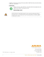 Предварительный просмотр 12 страницы Aruba AP-120 Series Installation Manual