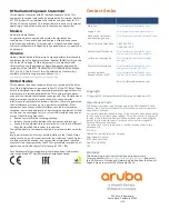 Preview for 2 page of Aruba AP-277 Startup Manual