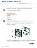 Aruba AP-303H-MNTU Installation Manual предпросмотр